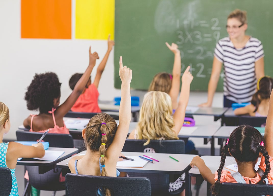 students-raising-hands